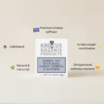 Krocus Kozanis saffraan thee met salie en citroenverbena, 10 zakjes - Afbeelding 2