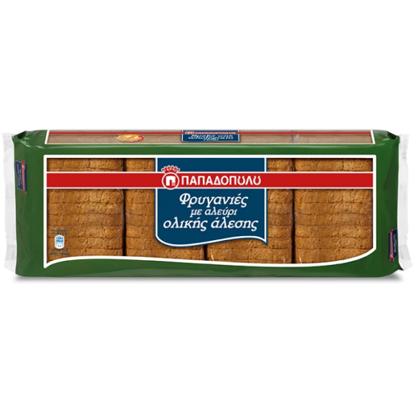 Papadopoulou friganes volkoren, 320 gr