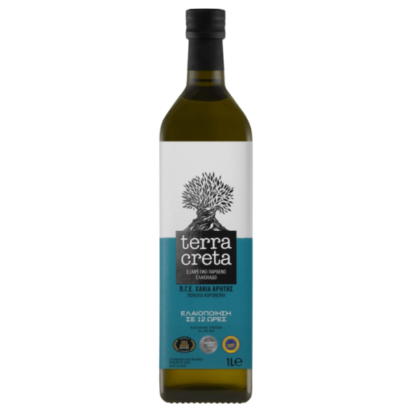 Terra Kreta extra virgin olijfolie, 1 liter terra creta