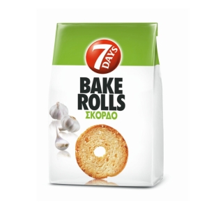 7 days bake rolls met knoflook, 160 gr