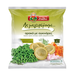 Barba Stathis doperwtjes met artisjokken, 1.2 kg
