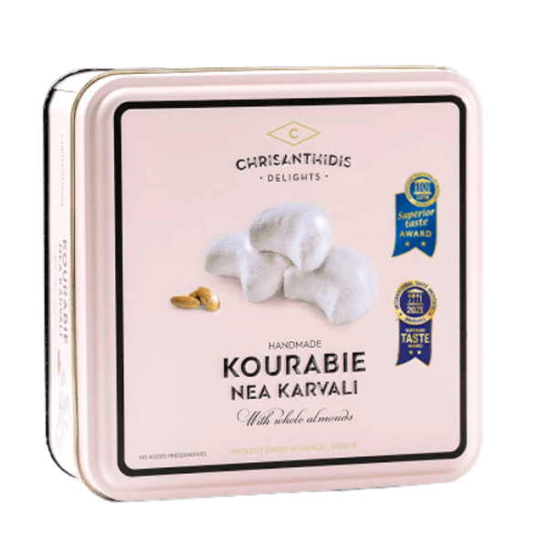 Chrisantides kourabiedes in blik, 450 gr