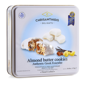Chrisantides kourabiedes in blik, 870 gr