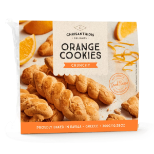 Chrisantides traditionele koekjes met sinaasappel, 300 gr