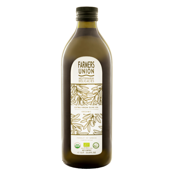 Farmers Union extra virgin biologische olijfolie, 1 liter