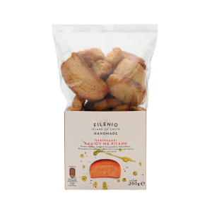 Filenio olijfolie / oregano dakos klein (paximadi), 350 gr