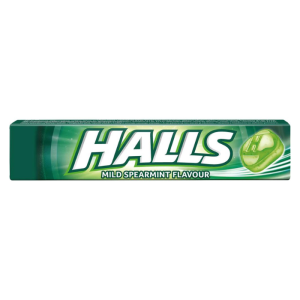 Halls snoepjes spearmint, 32 gr