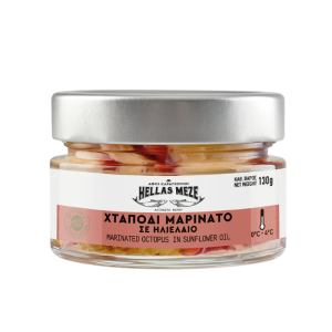 Hellas Meze octopus in glazen potje, 130 gr