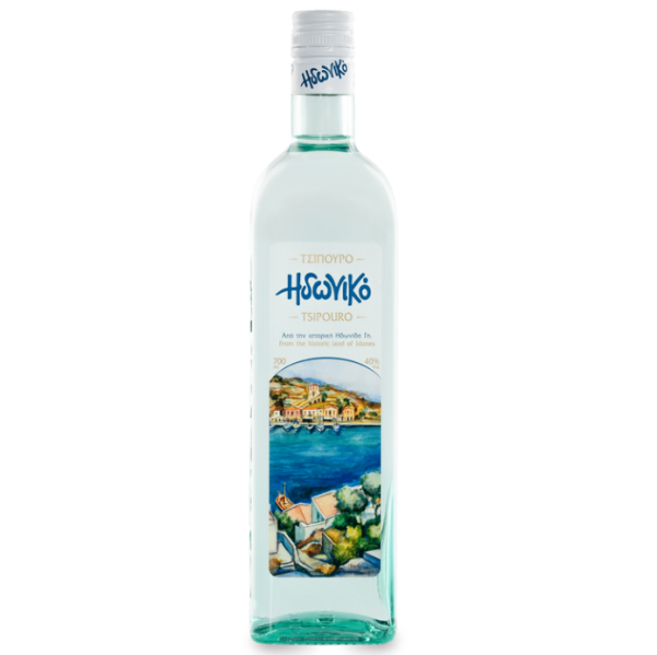 Idoniko tsipouro zonder anijs, 700 ml