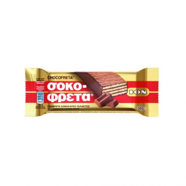 Ion Chocofreta met melkchocolade, 38 gr