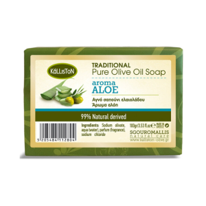 Kalliston aloe vera olijfolie zeep, 100 gr