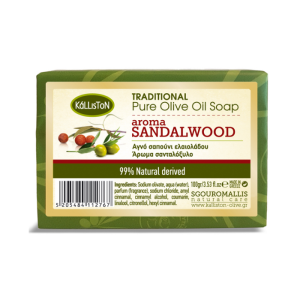 Kalliston sandelhout olijfolie zeep, 100 gr
