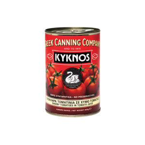 Kyknos cherrytomaat in blik, 400 gr
