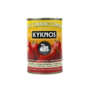 Kyknos gepelde tomaten in blik, 400 gr