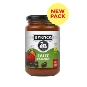 Kyknos pastasaus met Kalamata olijven, 350 gr
