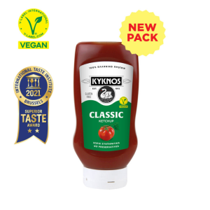Kyknos tomatenketchup knijpfles, 560 gr