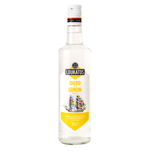 Loukatos ouzo met citroen, 500 ml