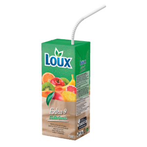 Loux vruchtensap 9 vitamines, 250 ml