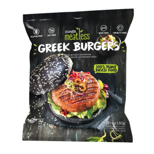 Megas Yeeros vegan burger (bifteki), 520 gr
