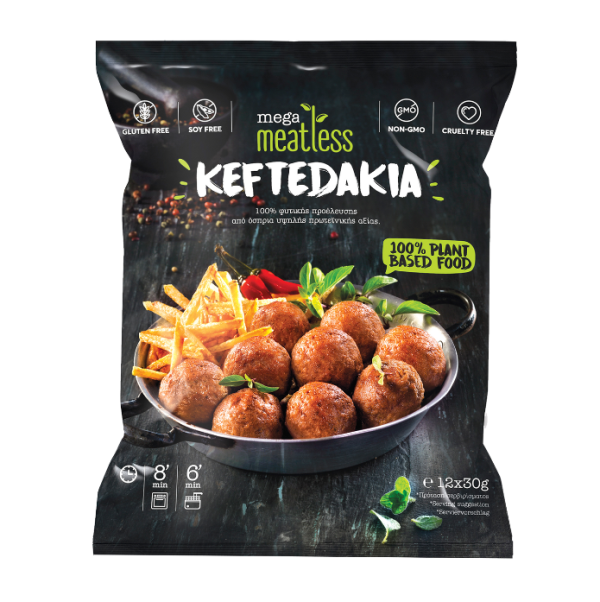 Megas Yeeros vegan keftedakia, 12 x 30 gr