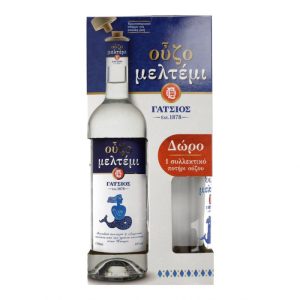 Meltemi ouzo cadeauverpakking, 700 ml