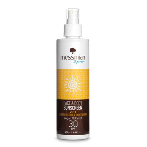 Messinian Spa zonnebrandspray SPF30, 250 ml