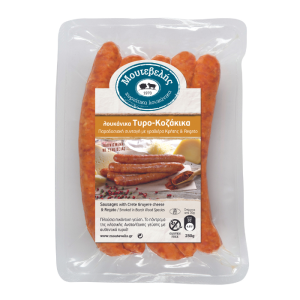 Moutevelis Kalamata worst met kaas (tiro-kozakiko), 250 gr