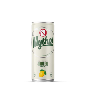 Mythos Radler Citroen 2% (per 4 stuks), 330 ml