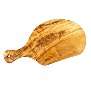 Olijfboomhout - plank met handvat - 32 cm