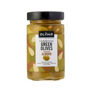 Olymp groene olijven met amandel, 170 gr
