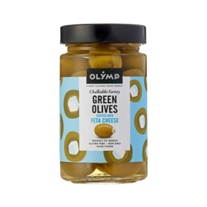Olymp groene olijven met feta, 170 gr