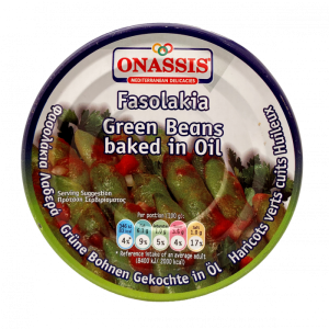 Onassis sperziebonen in tomatensaus, 280 gr