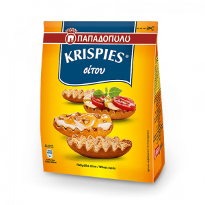 Papadopoulou Krispies tarwe toastjes, 200 gr