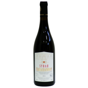 Papaioannou syrah, 750 ml biologische Griekse wijn