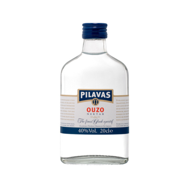 Pilavas ouzo heupfles, 200 ml