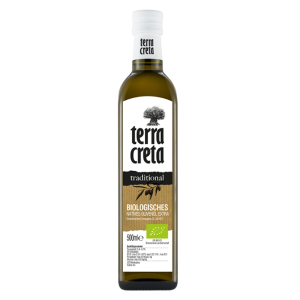Terra Kreta extra virgin olijfolie biologisch, 500 ml