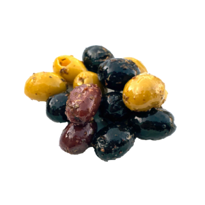 Vers gemarineerde olijven mix zonder pit met oregano & tijm, 250 gr