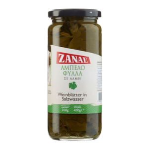 Zanae wijnbladeren voor dolma's, 430 gr