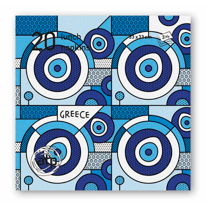 Griekse servetten – Mati – 20 stuks Griekse servetten - Mati - 20 stuks