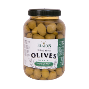 Eleon groene olijven met pit, 1 kg
