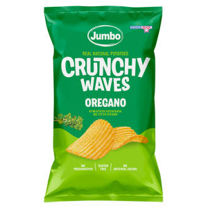 Jumbo oregano chips waves, 90 gr