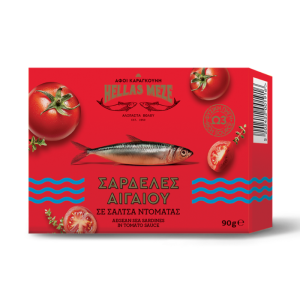 Hellas Meze sardientjes in tomatensaus, 90 gr