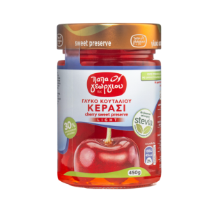 Papageorgiou glyko koutaliou stevia kersen, 450 gr