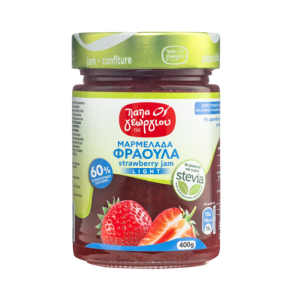 Papageorgiou jam stevia aardbei, 400 gr